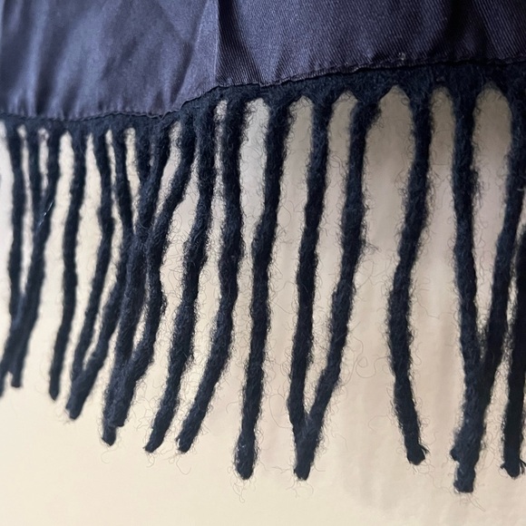 Jos. A. Bank Navy and Gold Patterned Scarf - Picture 5 of 10